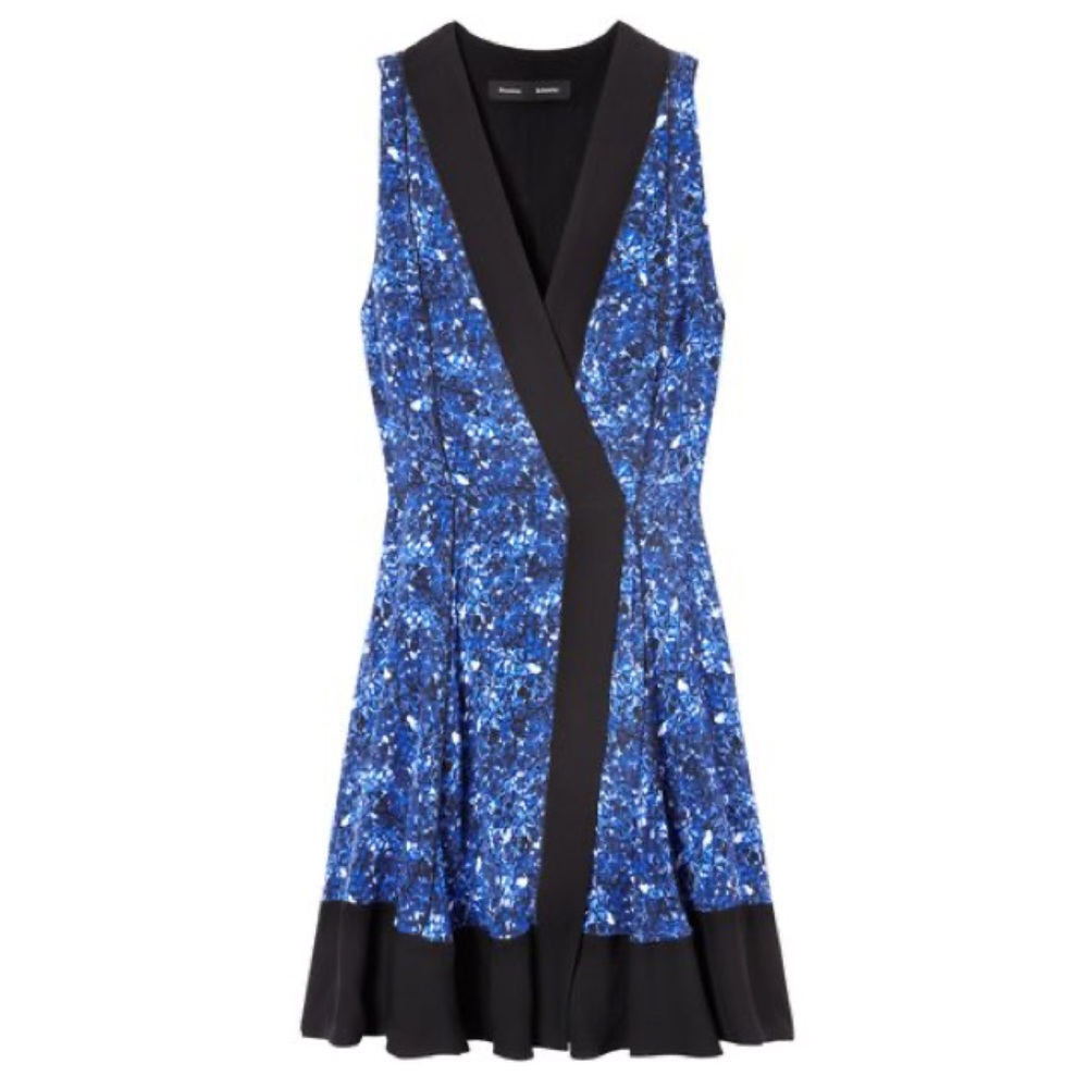 Proenza Schouler Print Silk Georgette Dress